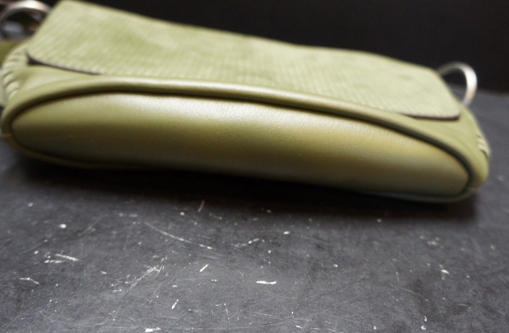 Treasure & Bond Avery Crossbody Purse Olive Green Leather