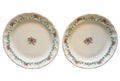 Pfaltzgraff Red Ribbons Dinner Plates Pair Christmas