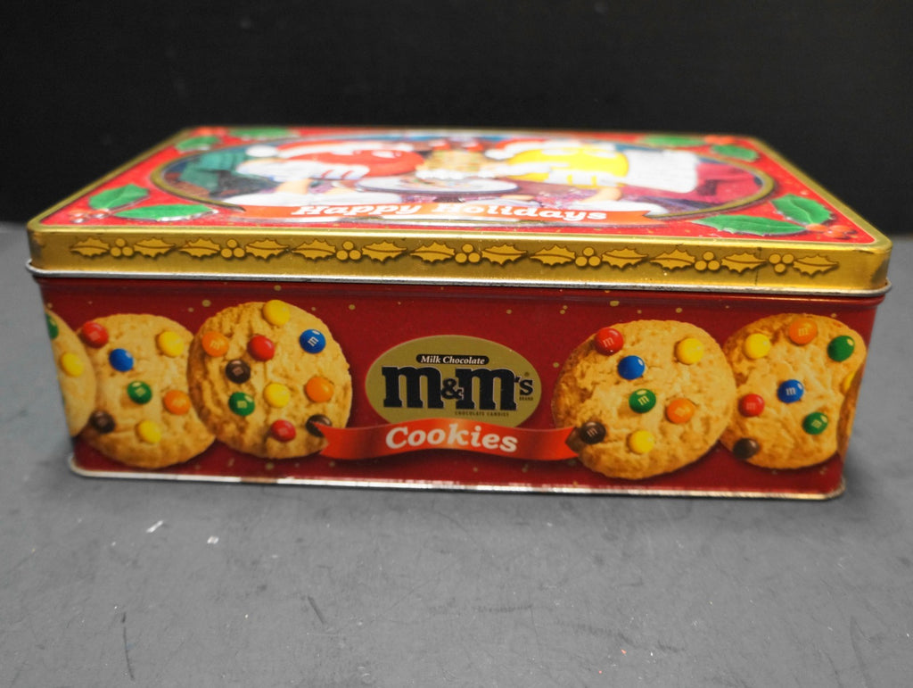M&M's Happy Holidays Christmas Cookie Tin