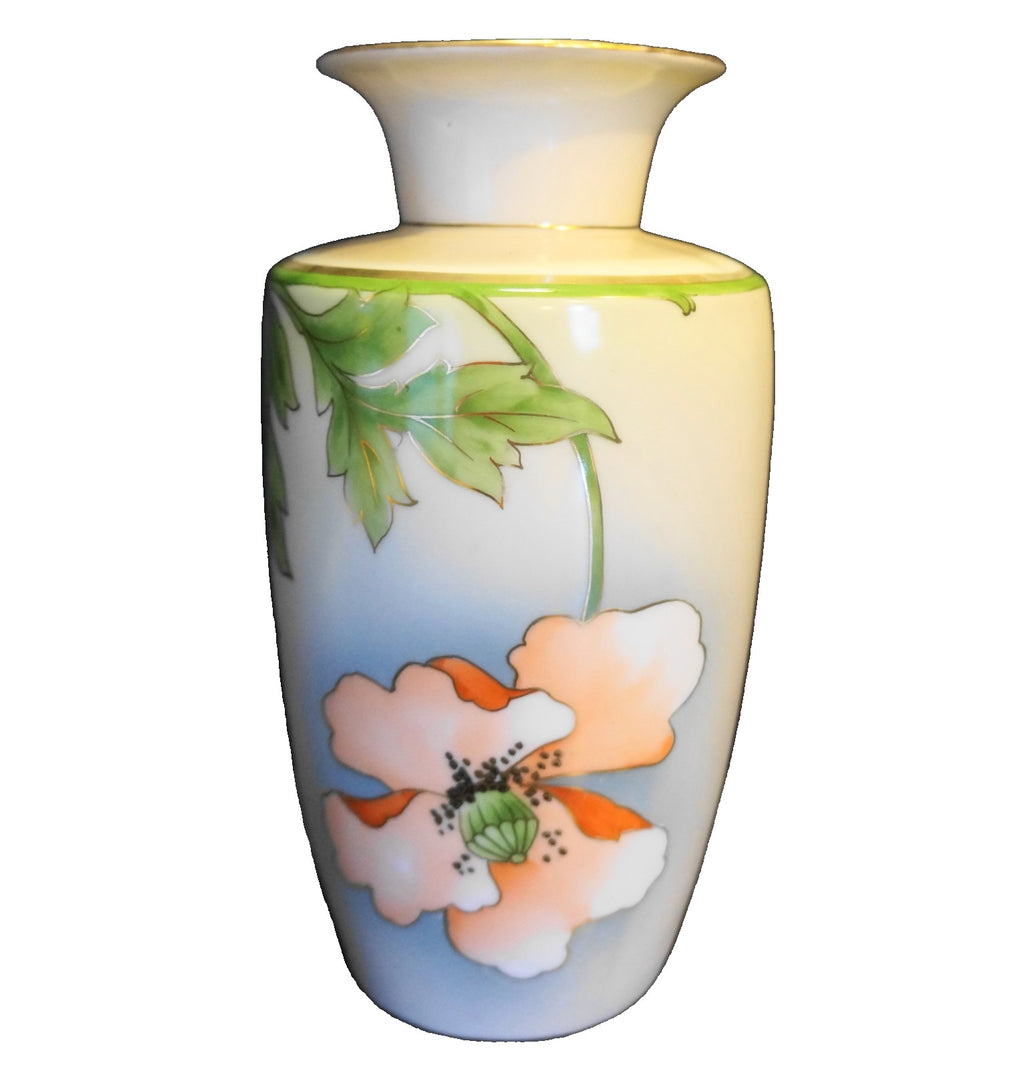 Royal Munich Zeh Scherzer Bavaria Porcelain Hand Painted Vase 1890s