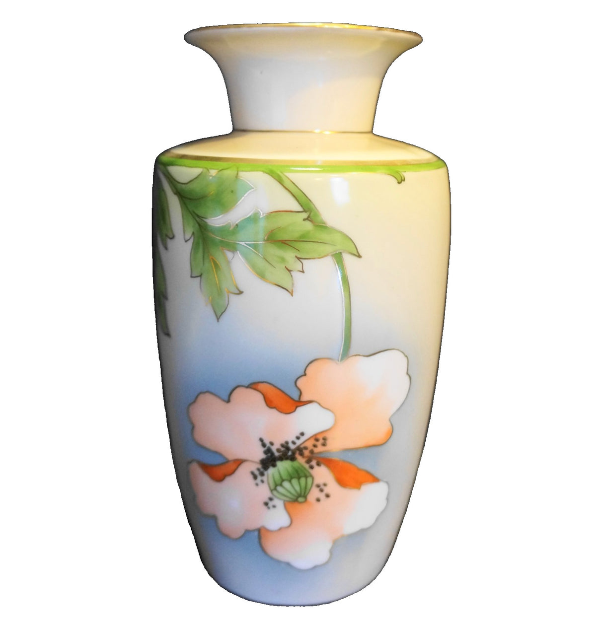 Royal Munich Zeh Scherzer Bavaria Porcelain Hand Painted Vase 1890s