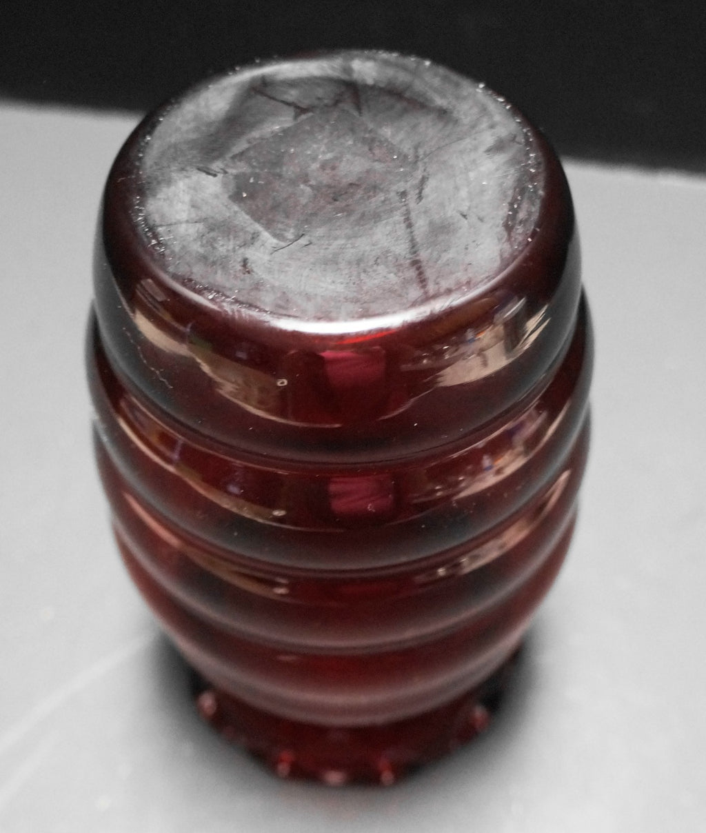 Anchor Hocking Royal Ruby Beehive Vase