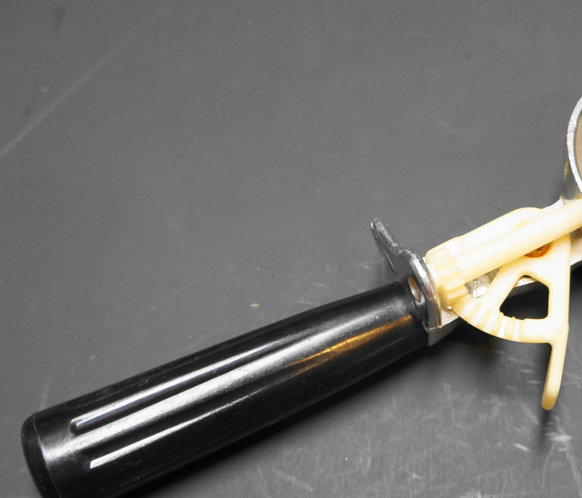 Vintage Ice Cream Scoop Black Plastic Handle Taiwan