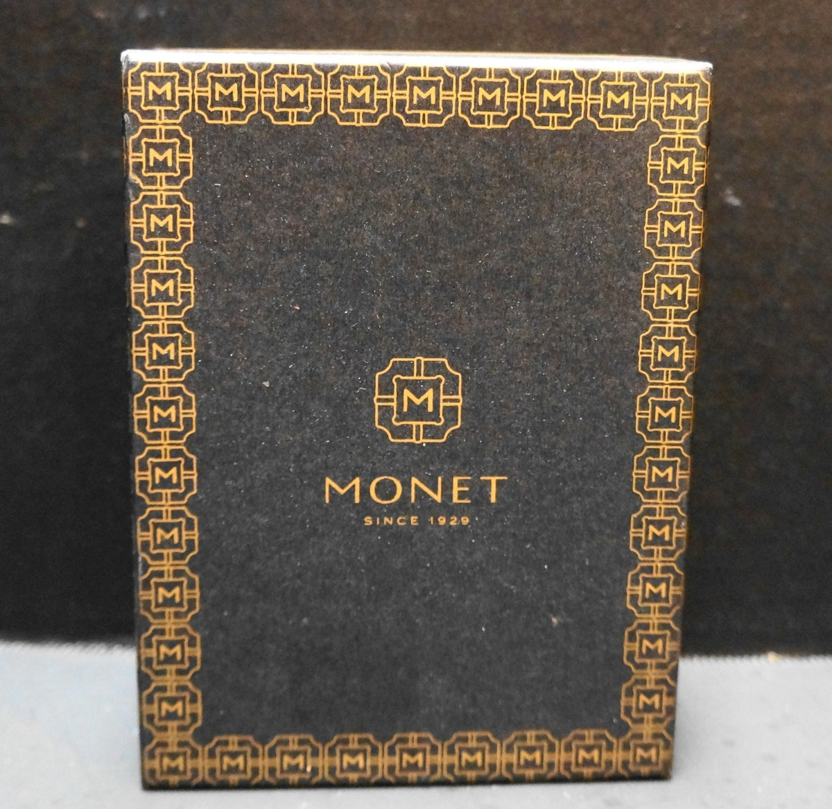 Monet Cream Enamel Crystal Angel Ornament In Box 2014
