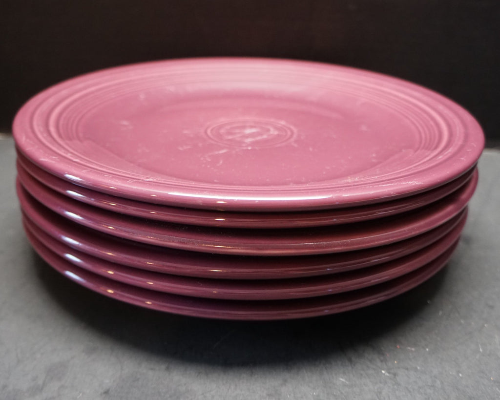 Homer Laughlin Fiesta Fiestaware Heather Purple Dinner Plates Set of 6