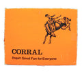 Corral Ropin' Good Fun for Everyone Wooden Peg Game