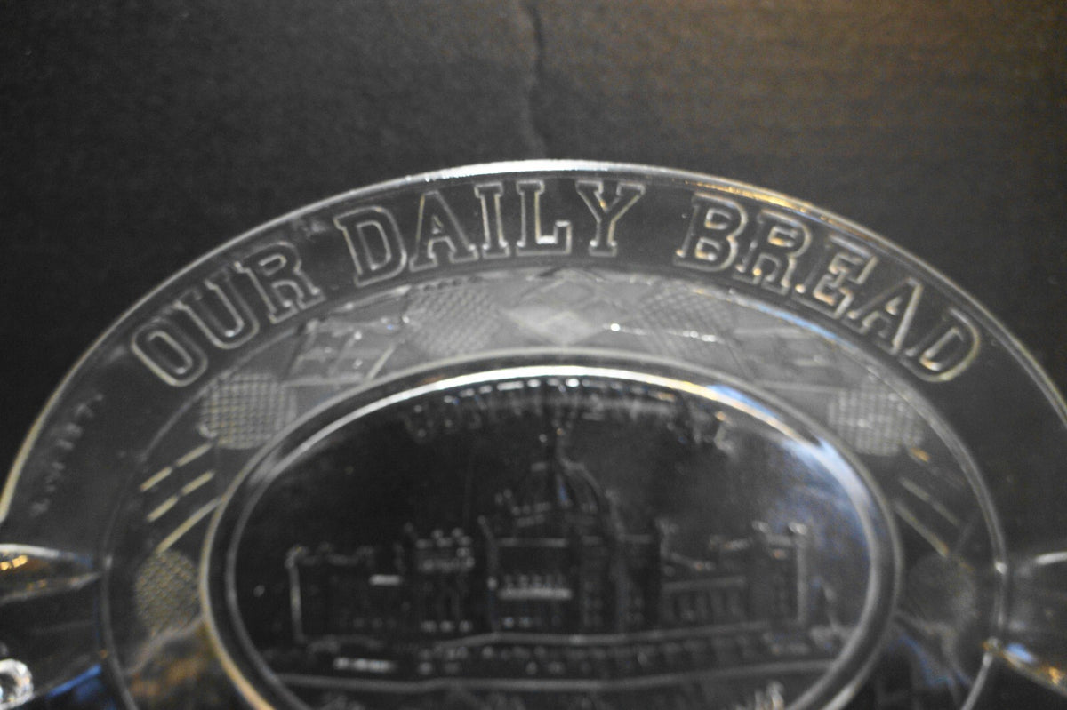 Atterbury Continental Centennial Bread Tray EAPG Pattern Glass