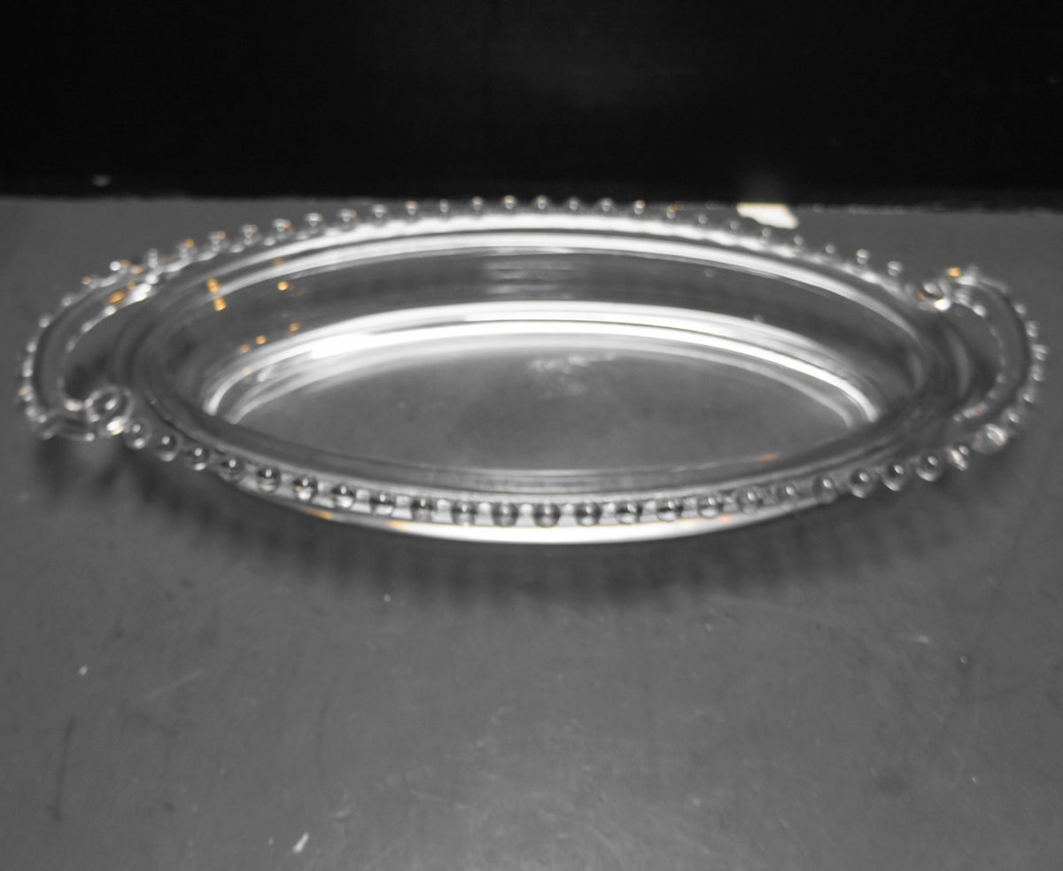 Imperial Candlewik 13" Oval Handled Celery Relish Dish