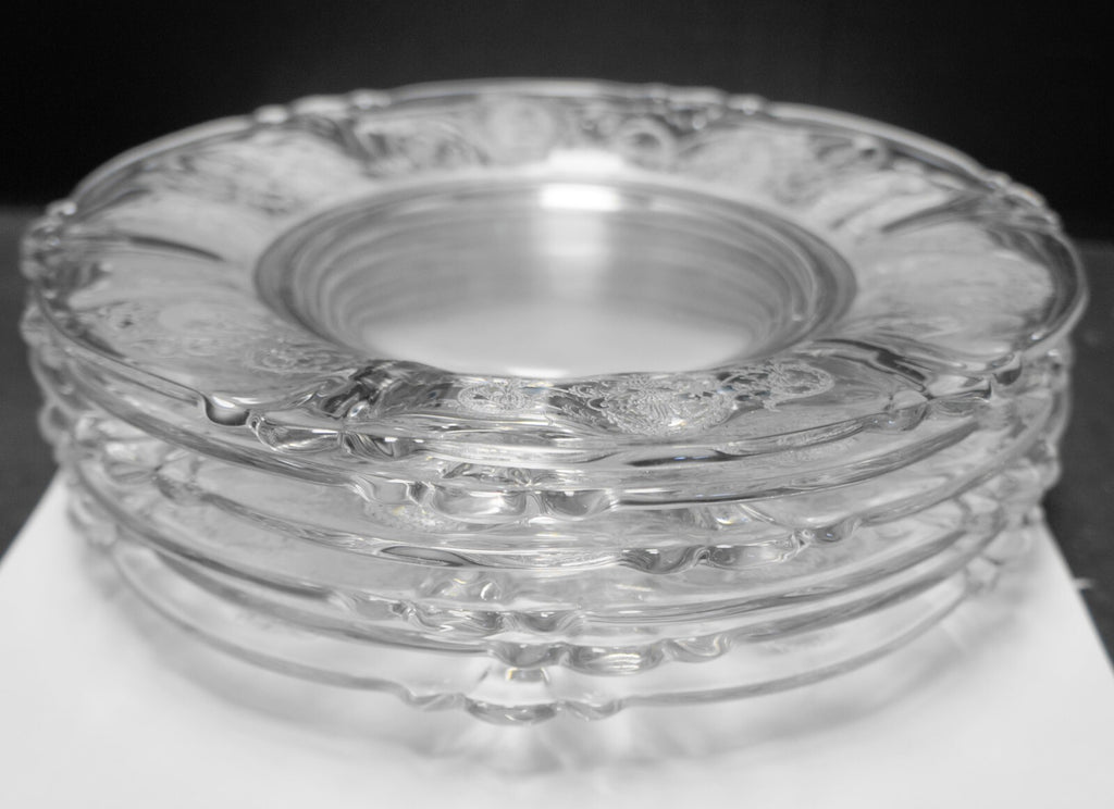 Heisey Minuet Colonial Times 8 1/4" Salad Plates Set of 6