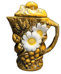 Inarco Harvest Daisy Golden Brown Small Hot Chocolate Pot Japan