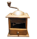 Vintage Wooden Hand Crank Coffee Grinder