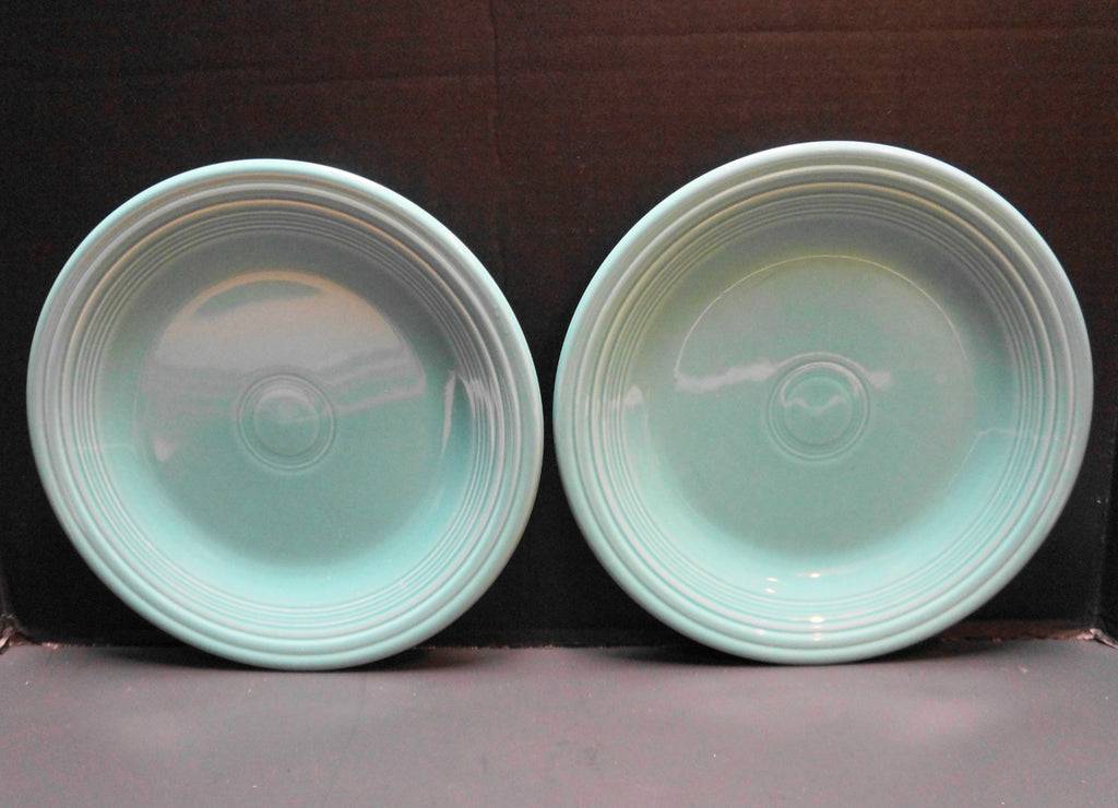 Homer Laughlin Fiesta Fiestaware Green Dinner Plates Pair Recent