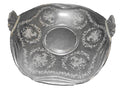 Fostoria Mayflower Cornucopia Flowers Etch Muffin Tray Bent Glass