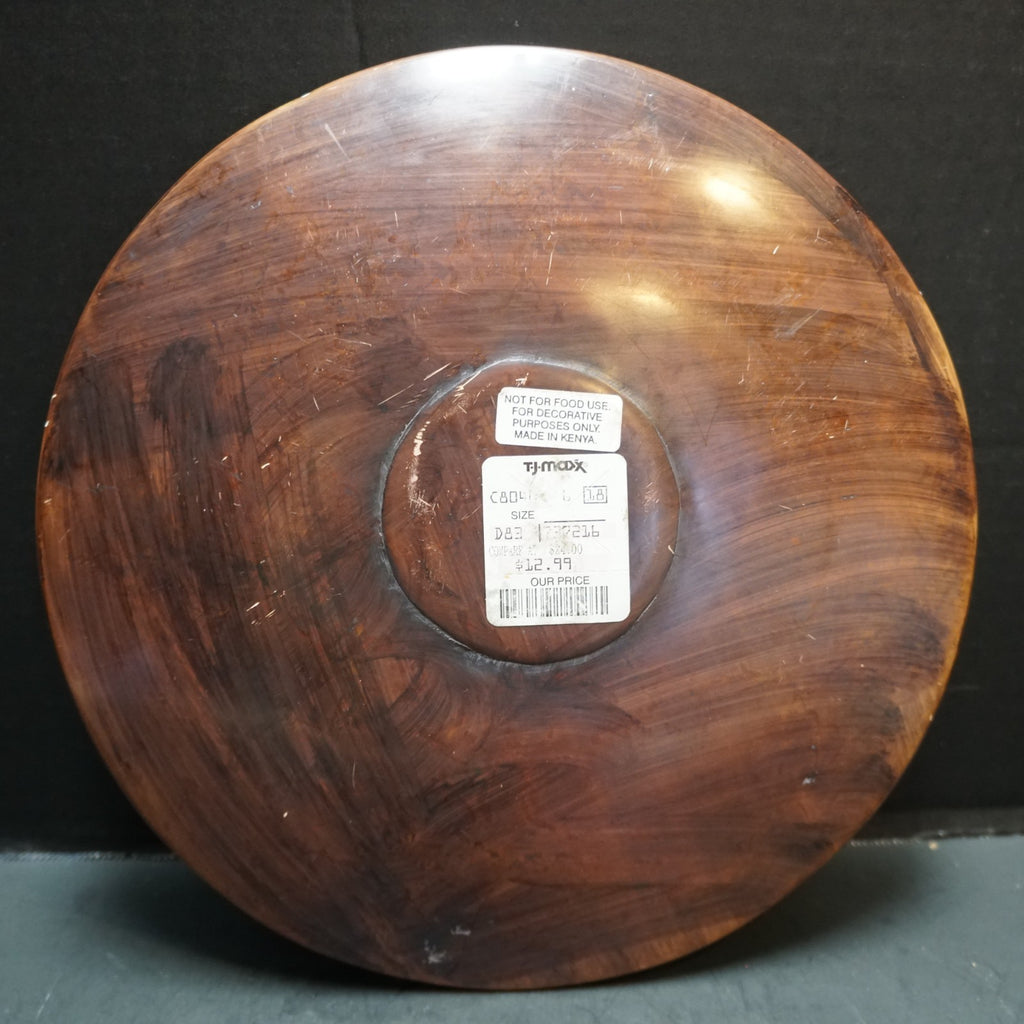Kenya Soapstone Zebras Plate 10 1/2 IN