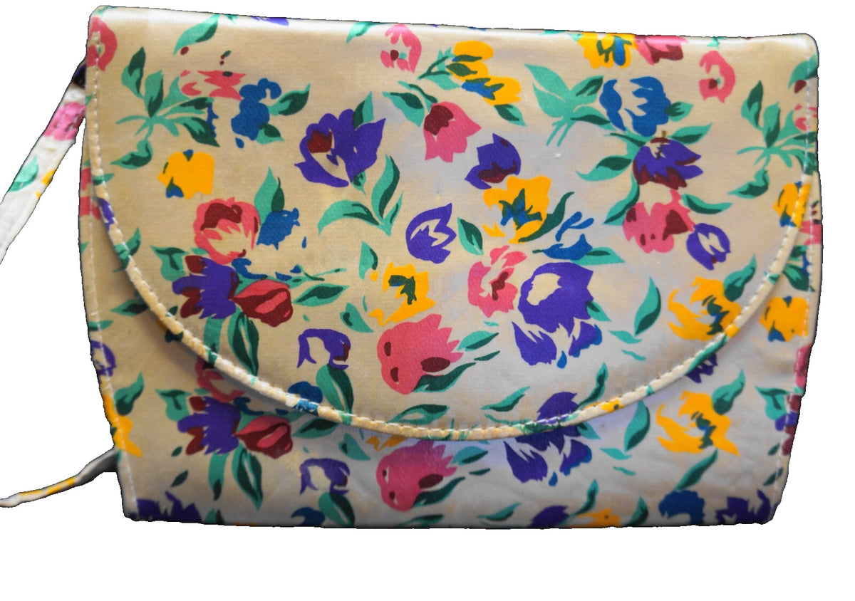 Cervelle Satin Floral Vintage Purse