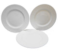 Mikasa Bone China Swirl White Salad Plates Set Of 3
