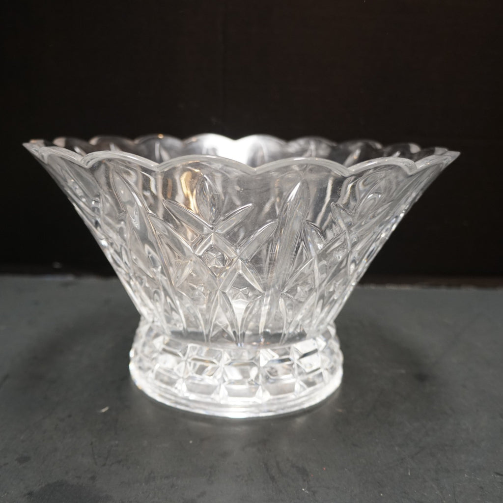 Cristal d'Arques Fleuron Heavy Crystal Serving Bowl France