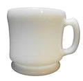 Hazel Atlas Platonite White Milk Glass Heavy Thick Mug
