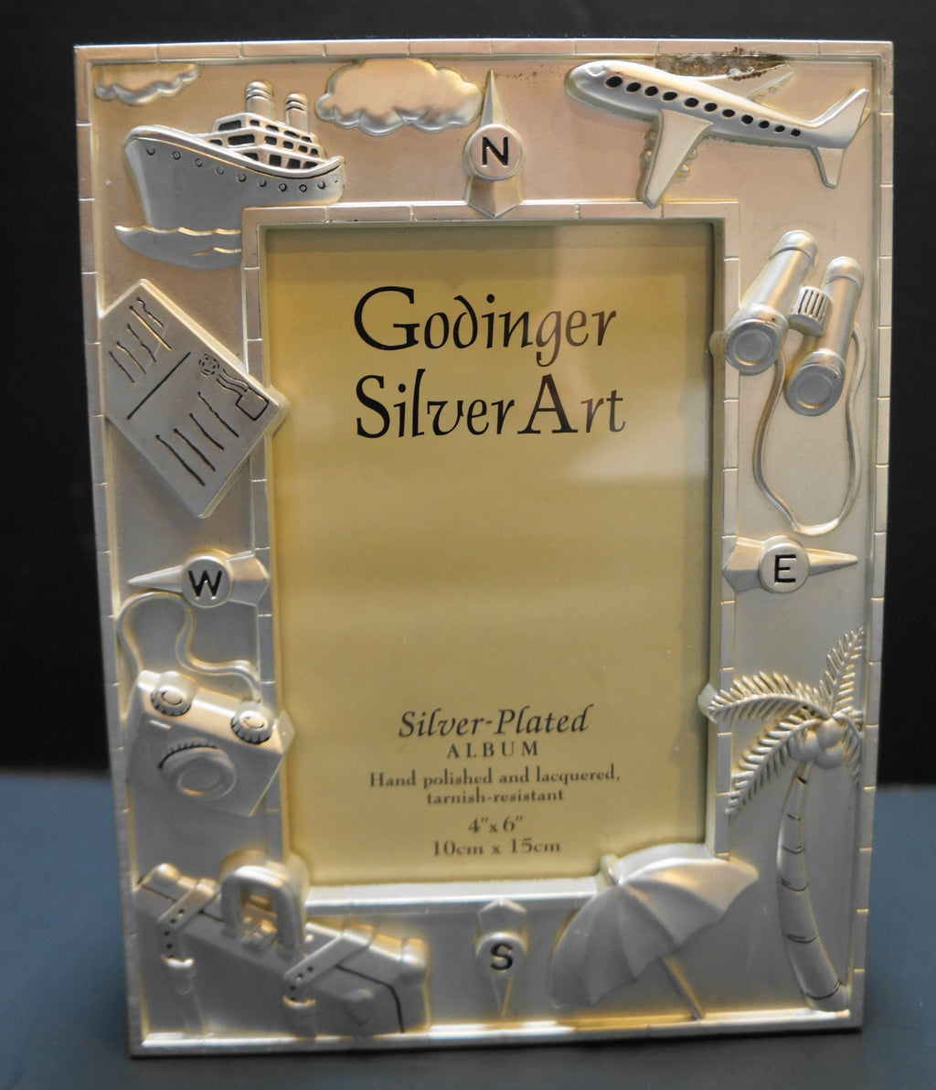 Godinger Silver Art Travel Transortation Theme 3D Frame Photo Album