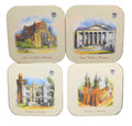 Poznan Poland Coasters Set of 4 Laminate Cork Back