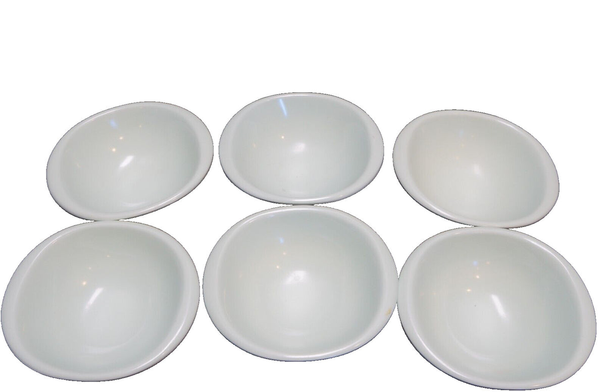 Boonton Ware Belle Pale Pastel Green Cereal Fruit Dessert Bowls Set of 6 1307-12