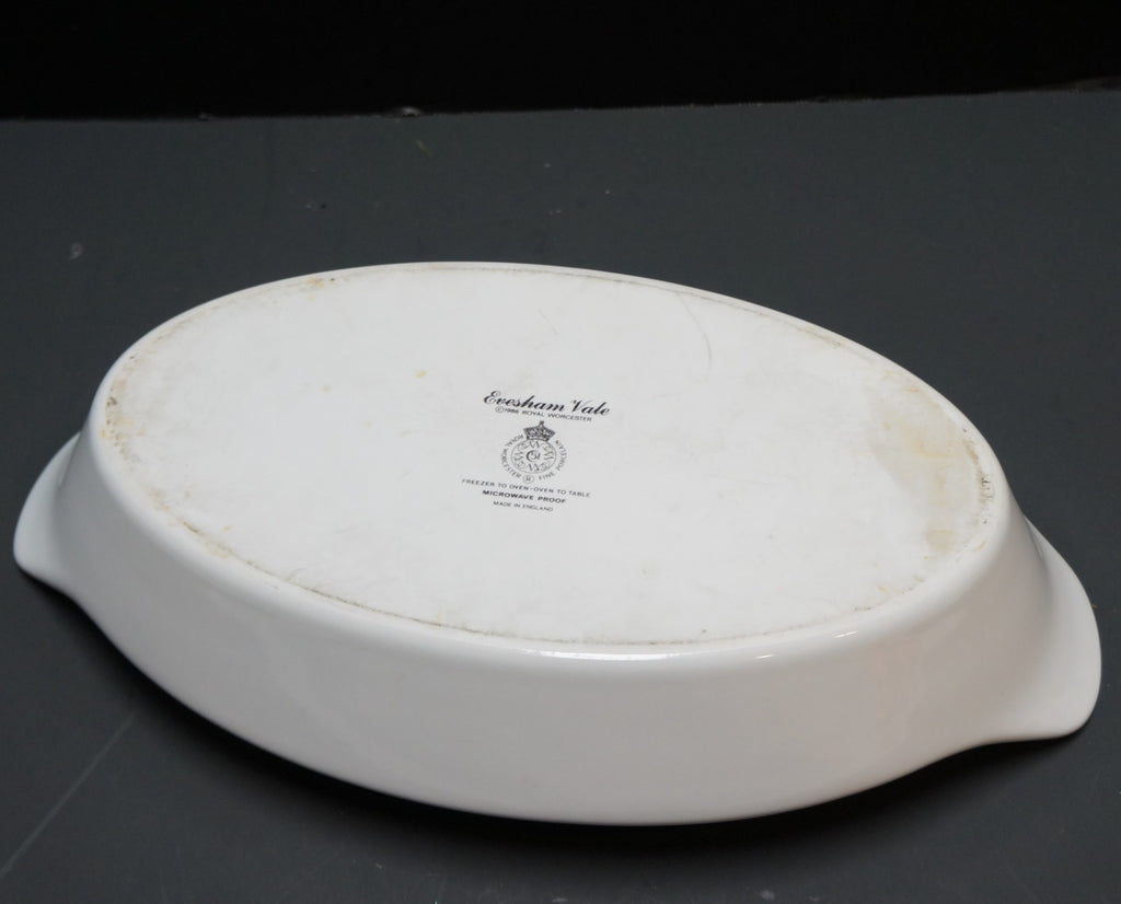 Royal Worcester Evesham Vale Au Gratin Baking Dish Large