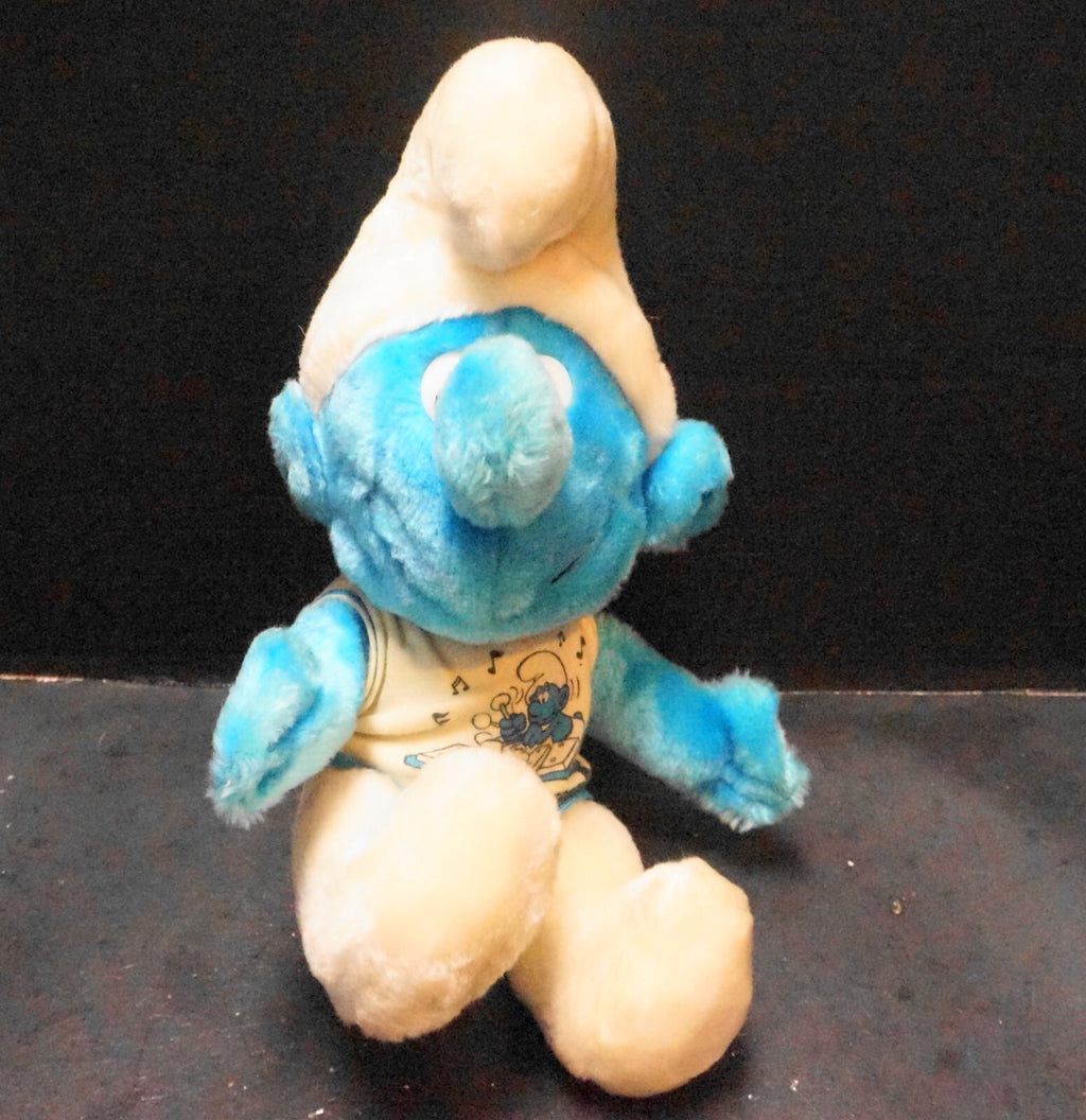 Plush Smurf 1982 Walter Berrie Peyo Musical Lullabies Moving Head