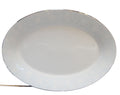Noritake Ravel Blue White Floral Oval Platter 14 IN