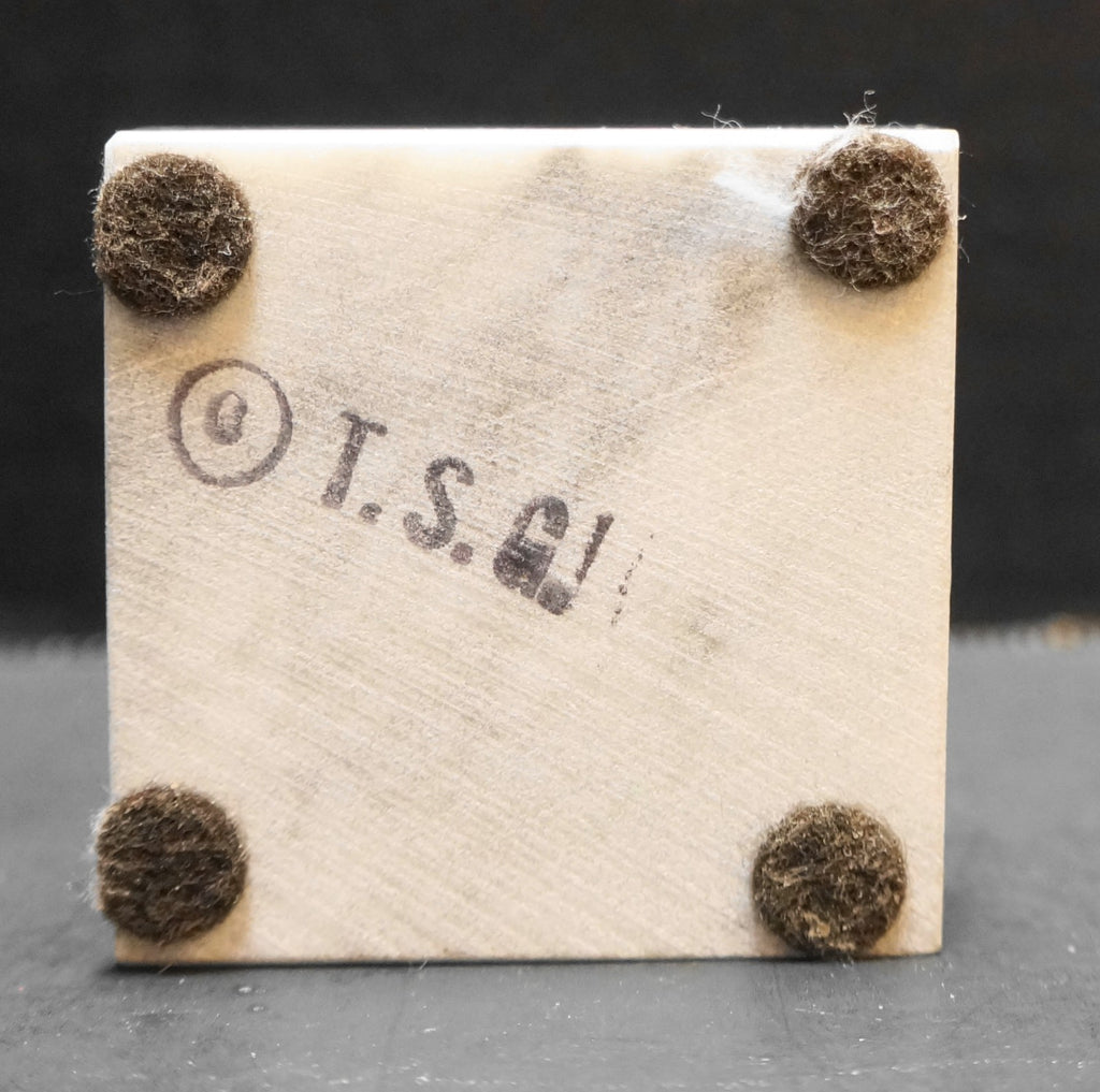 Lord Made Me An Instrument of Thy Peace Carrara Marble Paperweight 2 IN