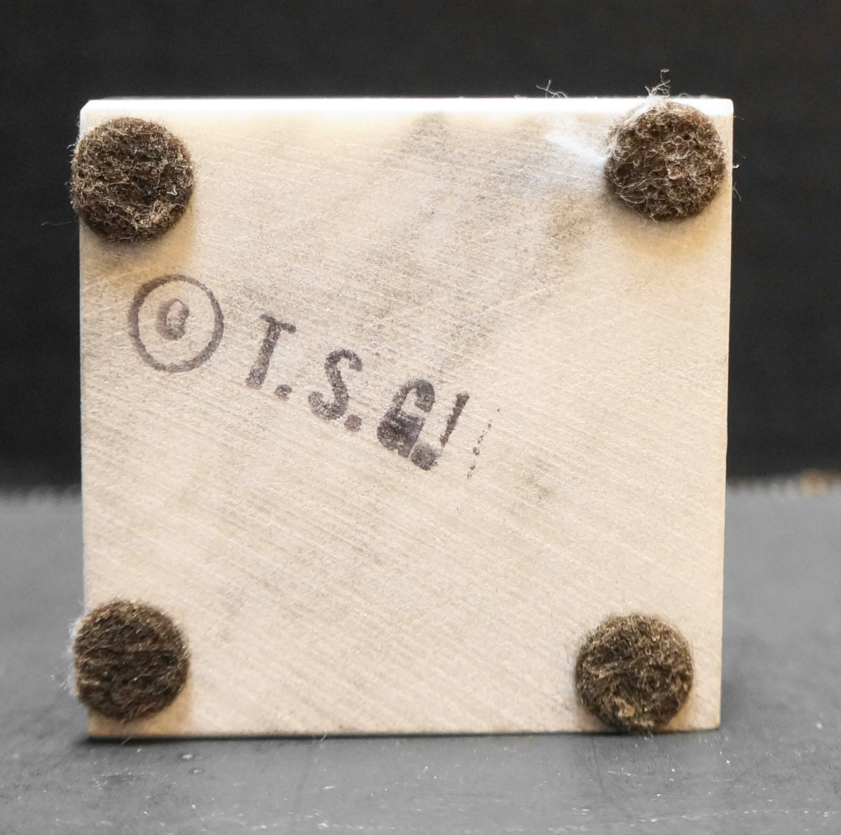 Lord Made Me An Instrument of Thy Peace Carrara Marble Paperweight 2 IN