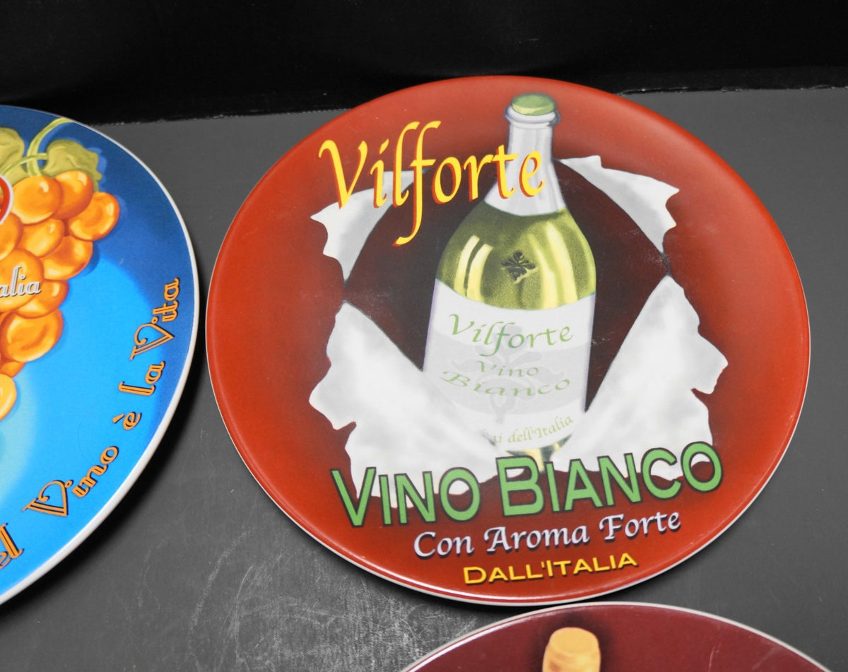 Pottery Barn Wine Bar Cocktail Side Plates Set of 4
