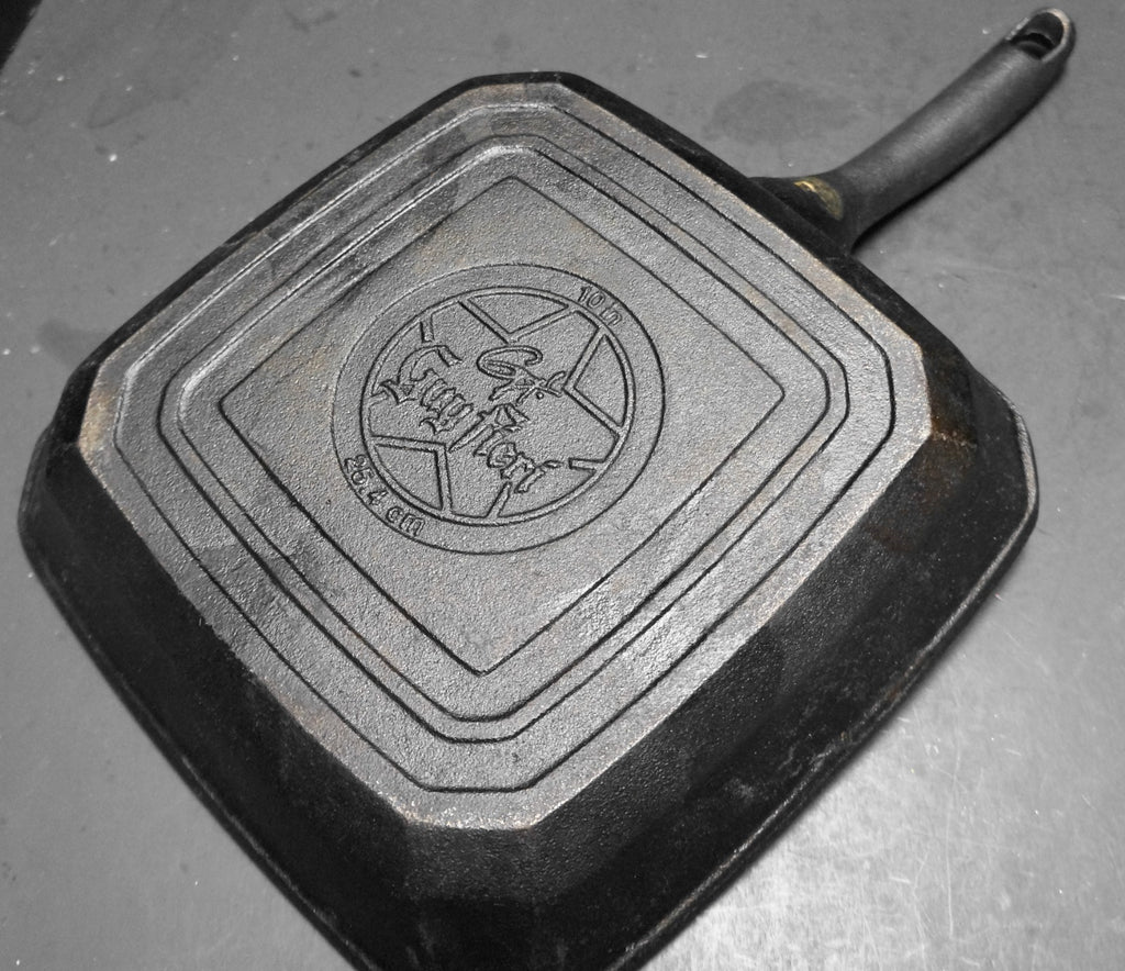 Guy Fieri Cast Iron Square Grill Pan 10" Limited Edition