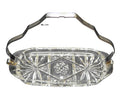 Early American Prescut Butter Dish Chrome Handle Anchor Hocking