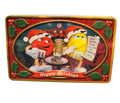 M&M's Happy Holidays Christmas Cookie Tin