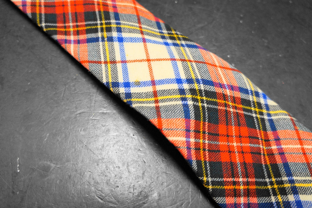 Watson Brothers Viyella Wool Plaid Tartan Necktie