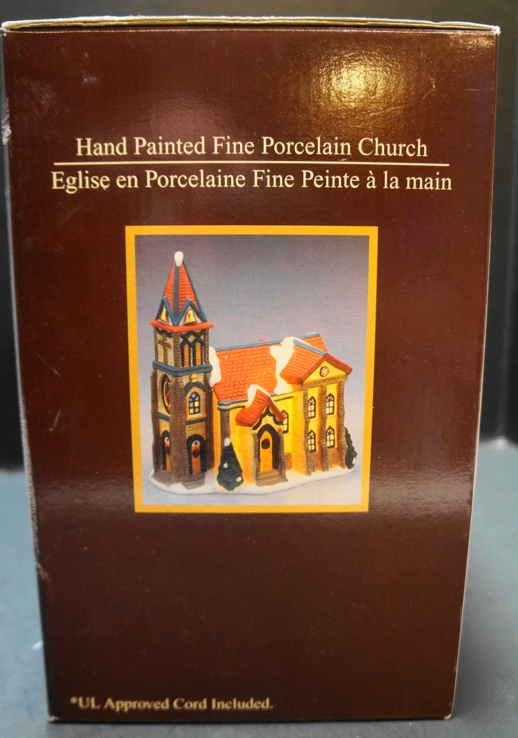 Galleria Fine Porcelain Hand Painted Church Cathedral Christmas Village