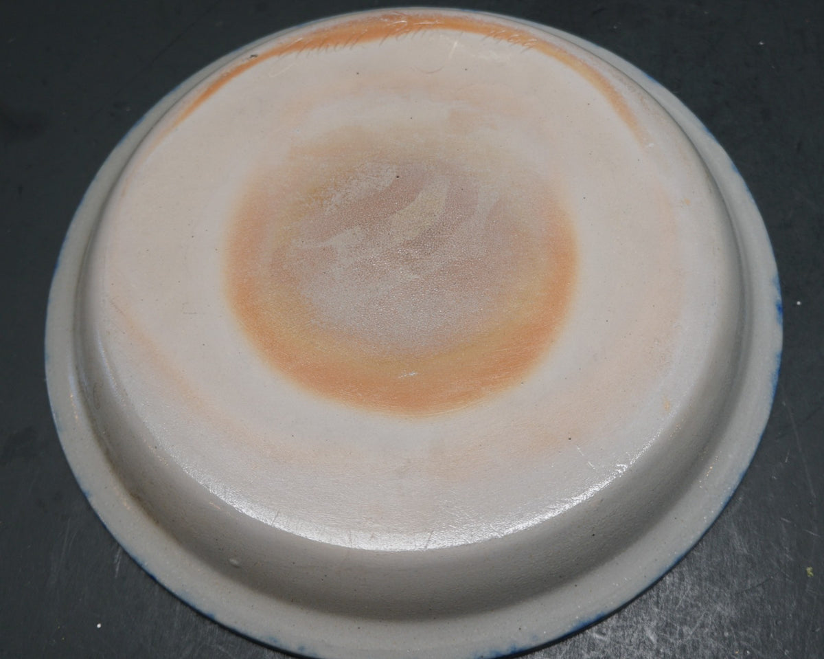 Rising Sun High School 75 Years Salt Glazed Pie Plate Eldreth Pottery