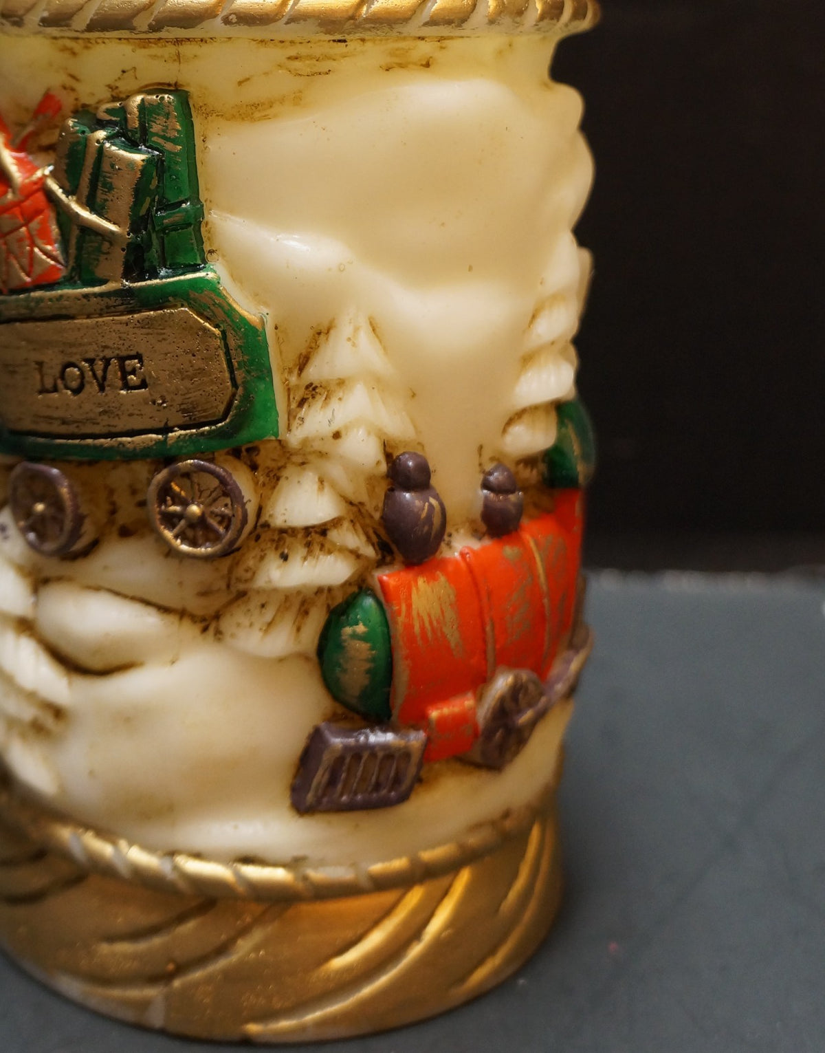 Emperor Art Creations Candle #70 Santa's Express Train 1986