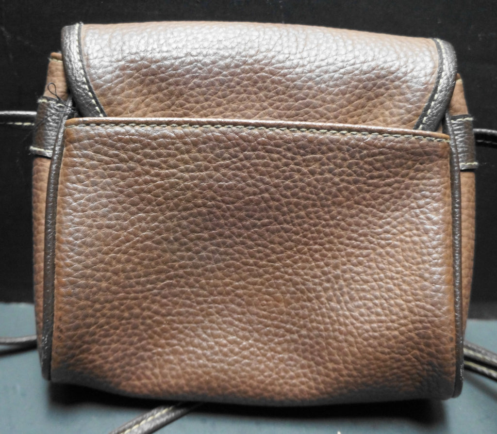 Esprit Brown Faux Leather 1990s Small Crossbody Purse