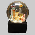 Saks Fifth Avenue Cityscape Snow Globe Las Vegas Music Box