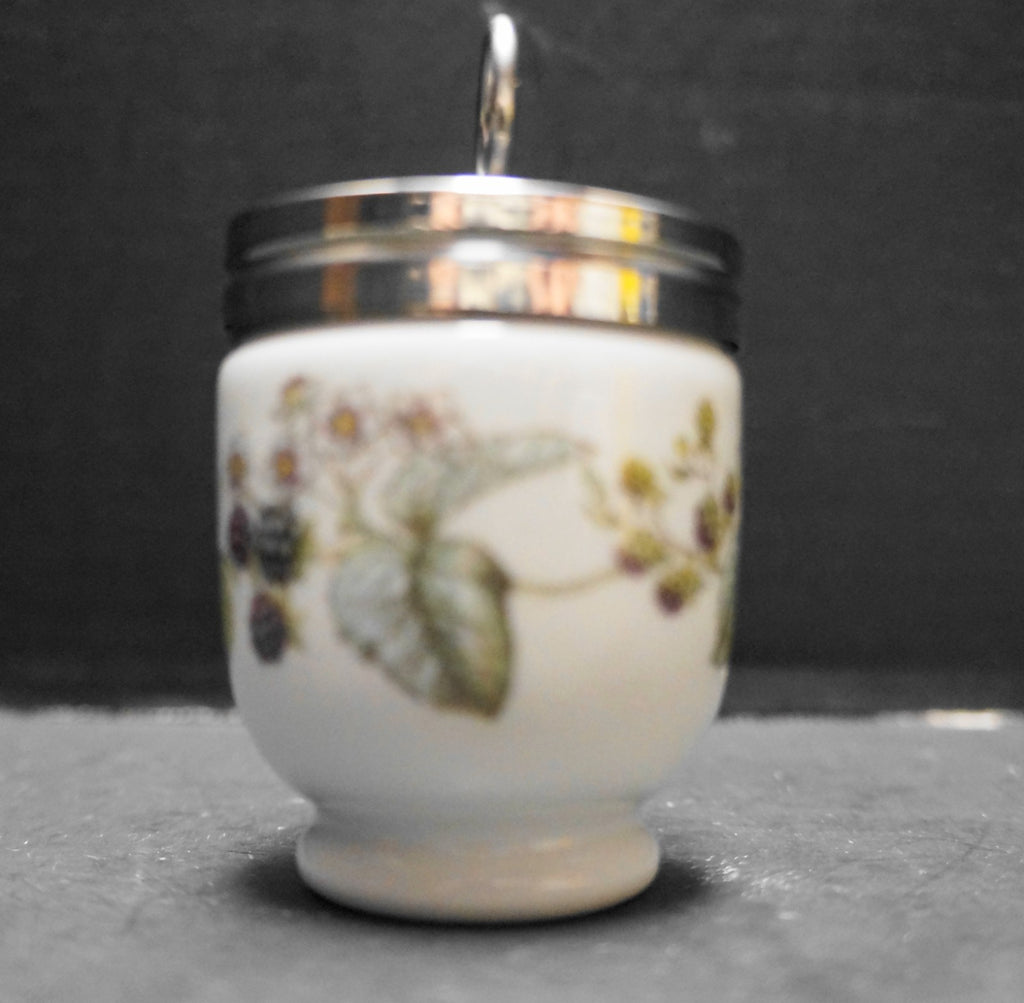 Royal Worcester Lavinia Blackberry Bone China Egg Coddler