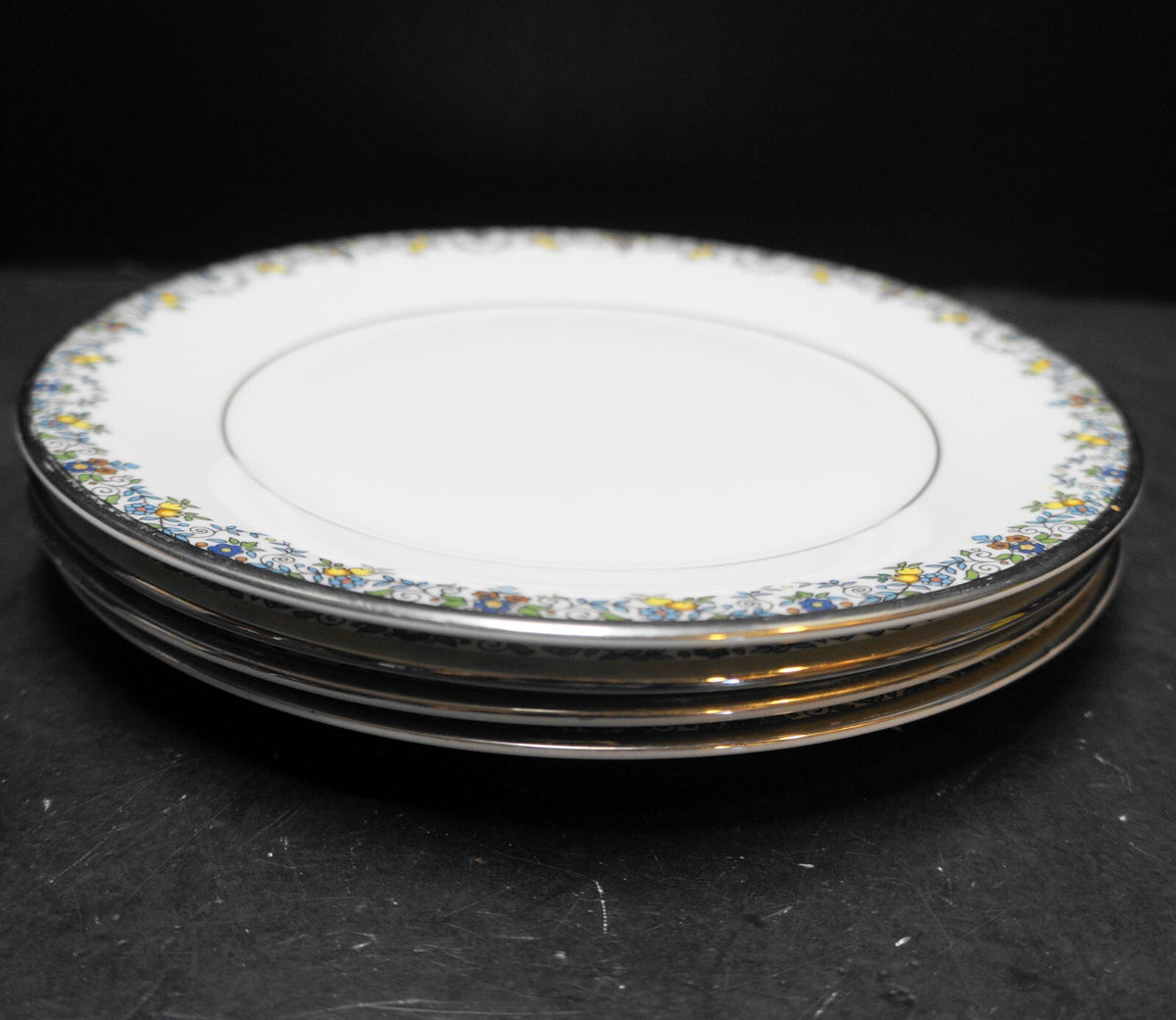 Royal Doulton Flowerlace Salad Plates Set of 3