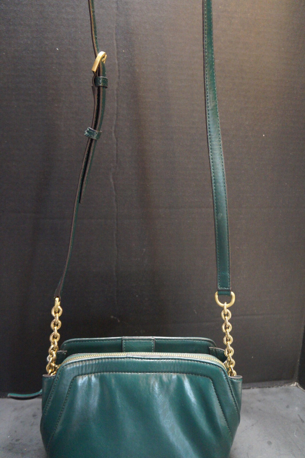 Calvin Klein Dark Hunter Green Crossbody Purse