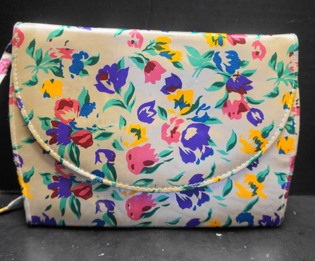 Cervelle Satin Floral Vintage Purse