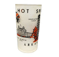Hazel Atlas Gay Fad Hot Springs Arkansas Frosted Souvenir Tumbler