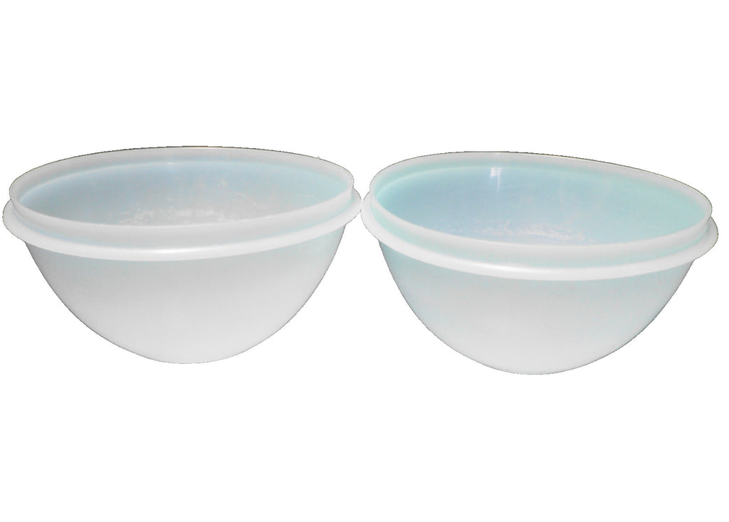 Tupperware Wonderlier Bowls Pair 234 Pale Blue Vintage Orlando No Lids