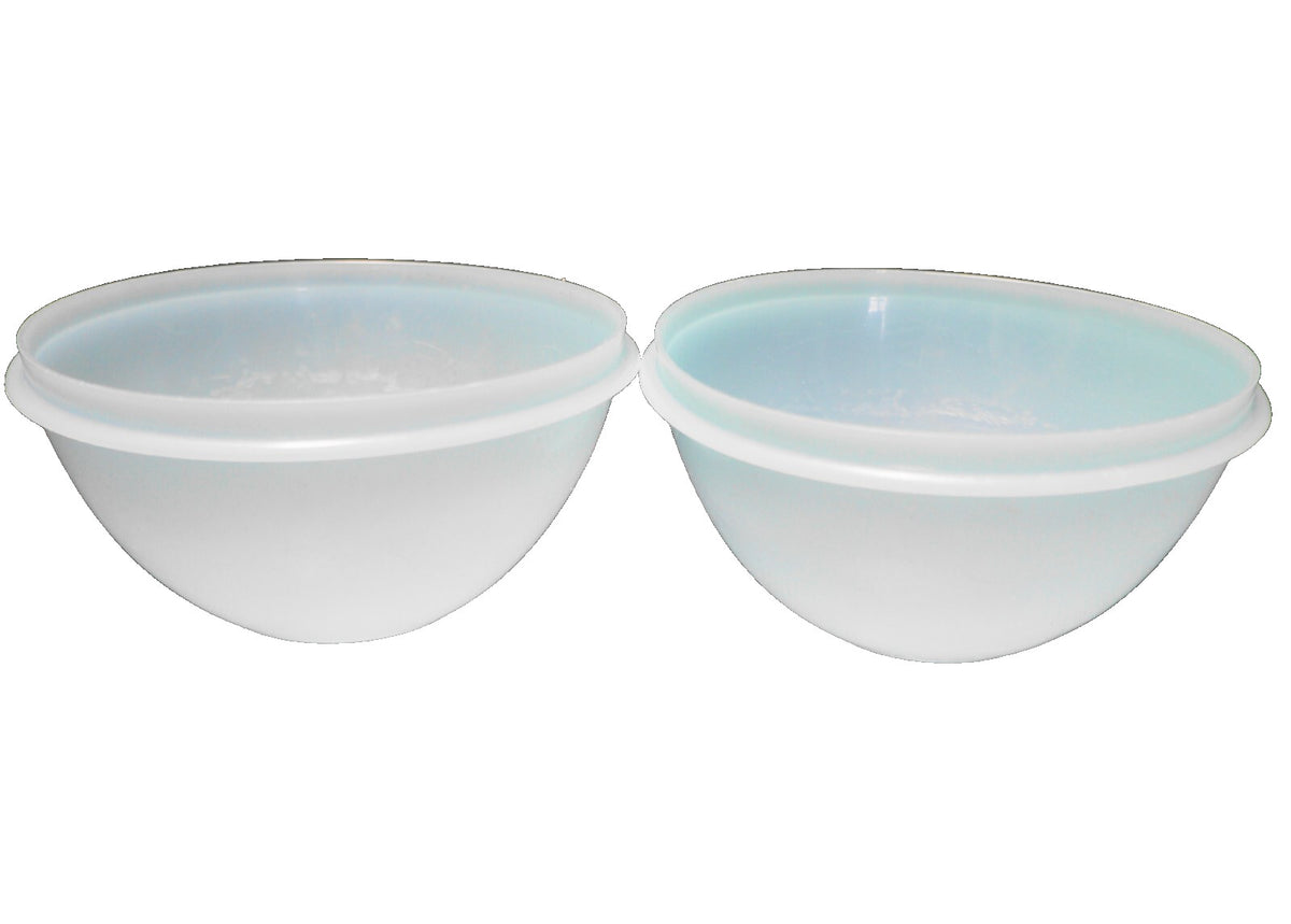 Tupperware Wonderlier Bowls Pair 234 Pale Blue Vintage Orlando No Lids