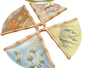 Silvestri Asia Society Cynthia McCollum Fan Shaped Seasonal Floral Sushi Plates