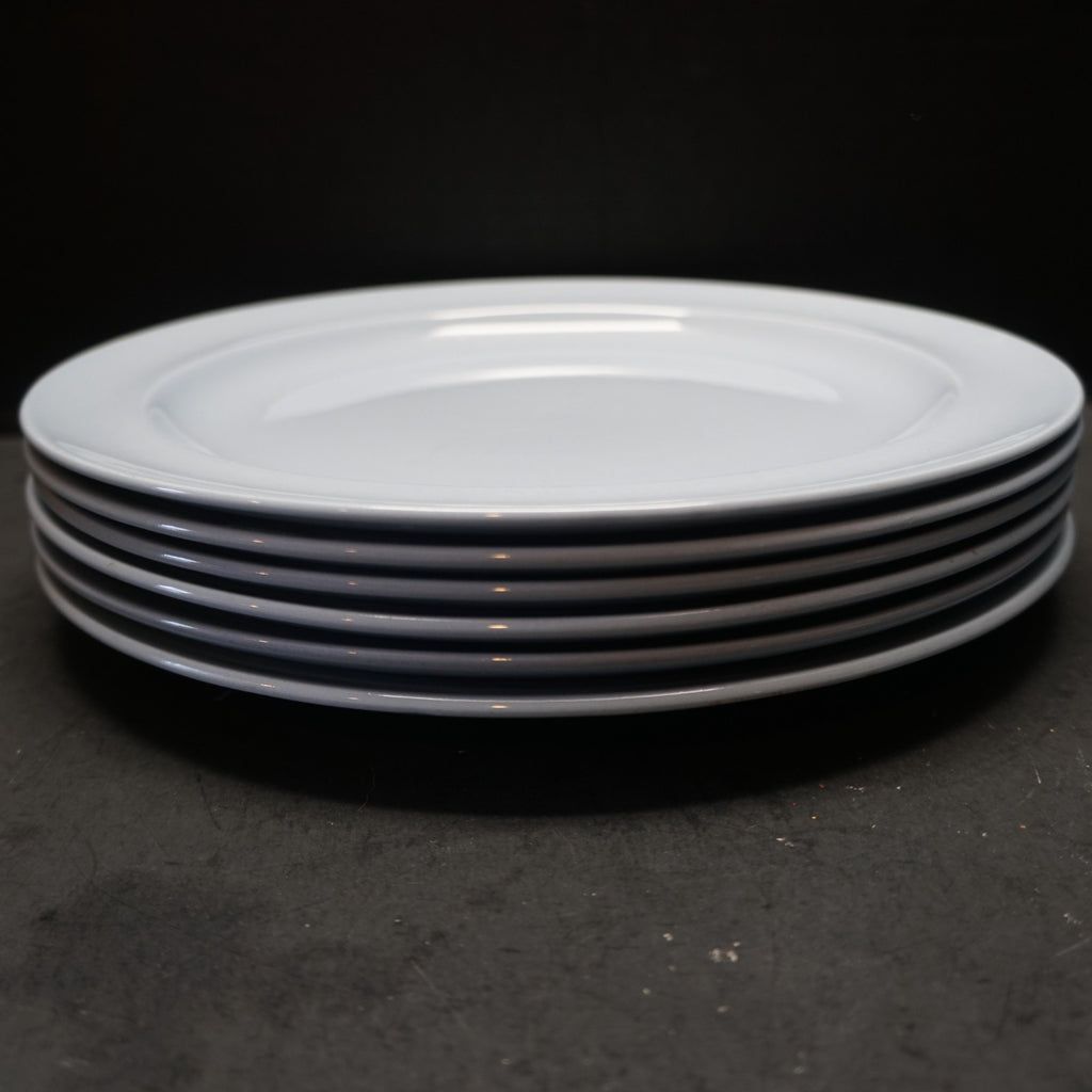 Lavender by Wedgwood Solid Smooth Light Blue Dinner Plates Set of 6