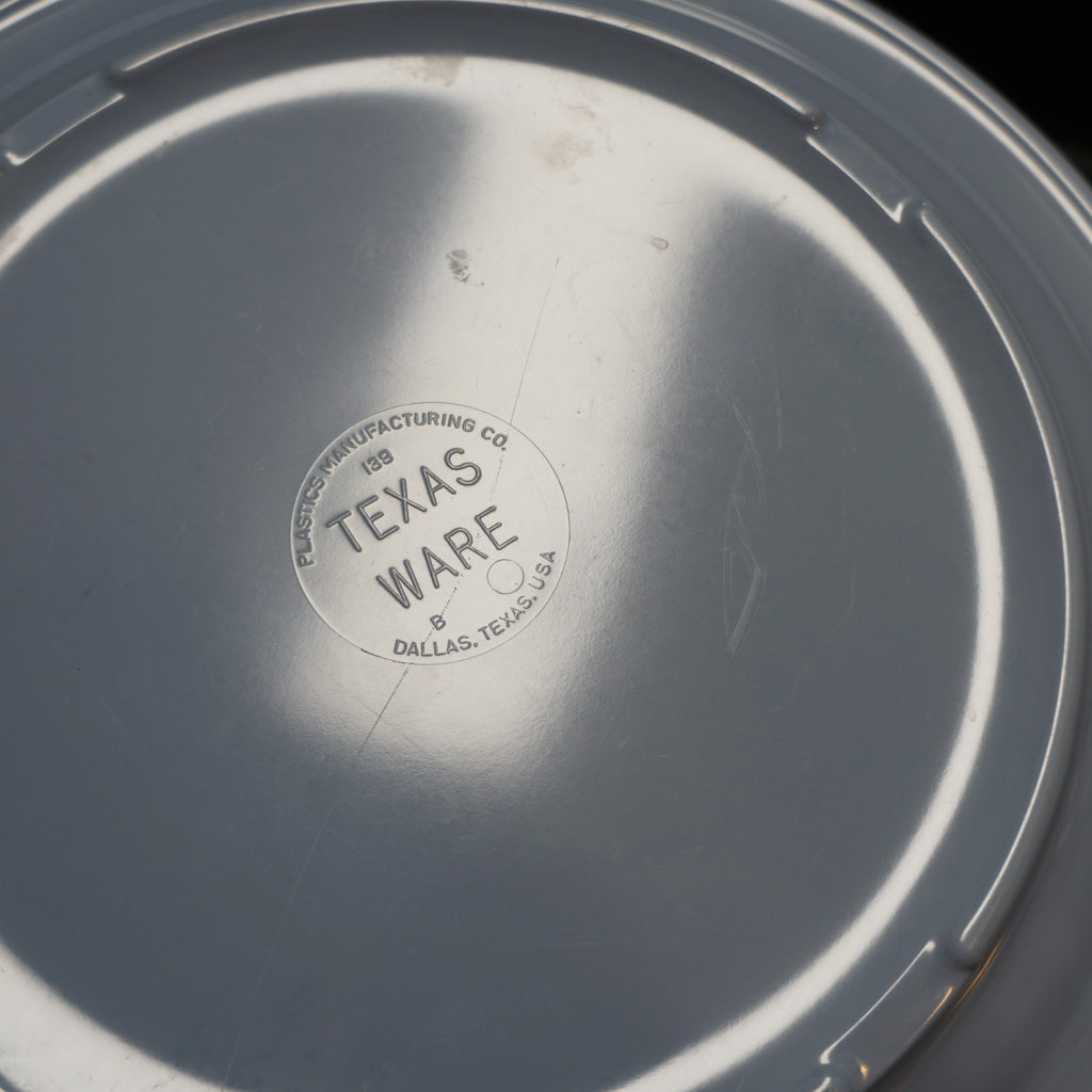 Texas Ware Blue Pink Mauve Dinner Plates Set of 3